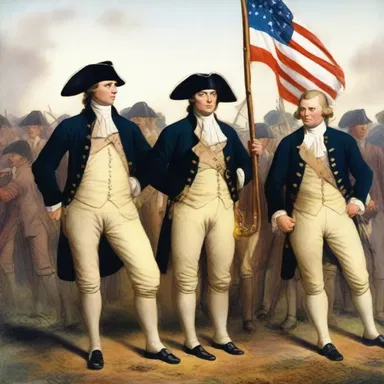 In the American Revolutionary War, the thirteen colonies ganged up against the British empire to fight for their independence.