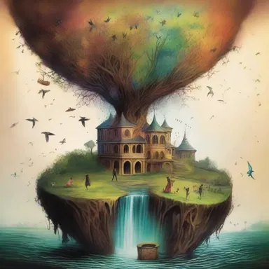 The author's imagination ran wild as they created a fictional world where untrammeled creativity reigned.