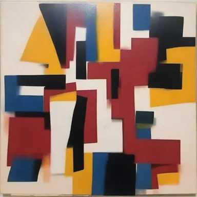 The abstract painting showcased the artist's untrammeled expression of emotions and ideas.