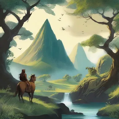 The fantasy novel took readers on a journey through untrammeled lands inhabited by mythical creatures and enchanting landscapes.