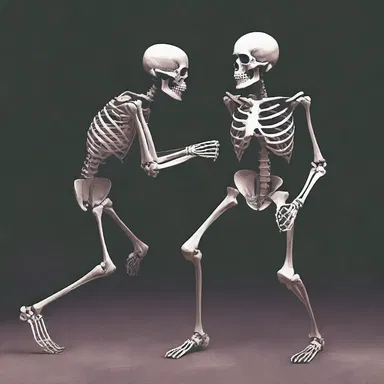 Why don't skeletons fight each other? They don't have the guts...or the muscles...or the skin...or the fortnightly battles.