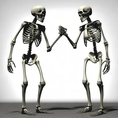 Why don't skeletons fight each other? They don't have the guts...or the muscles...or the skin...or the fortnightly battles.