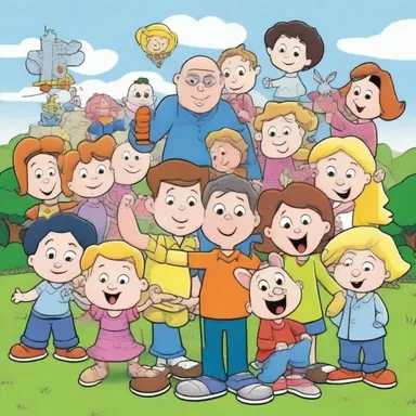 The popular children's cartoon show airs fortnightly on Saturday mornings.