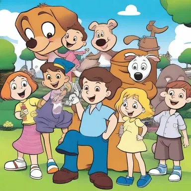 The popular children's cartoon show airs fortnightly on Saturday mornings.