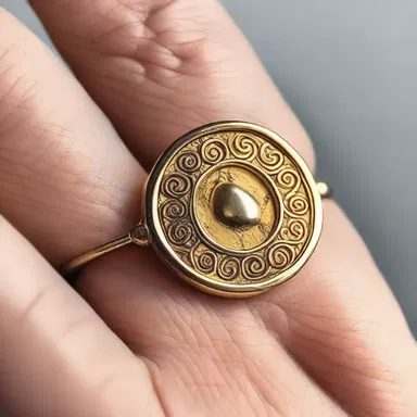 Her lover gave her a delicate gold cingulum as a symbol of their eternal love.