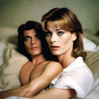 In the movie, the female character experienced masculinization after receiving hormone therapies, causing her to develop male sexual characteristics.