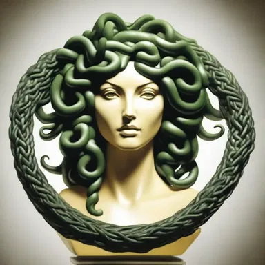 In Greek mythology, Medusa was known for her coiling snakes for hair, which turned anyone who looked at her into stone.