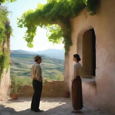 The film depicted a love story between an ultramontane artist and a local painter, set against the backdrop of the breathtaking Italian countryside.