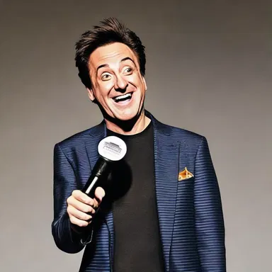 The comedian used clever wordplay and repeated punchlines to instill laughter in the audience.