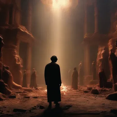 The director used special effects and impressive visuals to instill a sense of wonder in the audience.