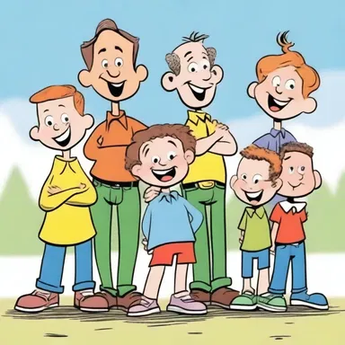 The cartoonist was able to instill humor and laughter in children with his animated characters.