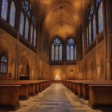 The architect wanted to instill a sense of grandeur in the design of the cathedral by incorporating intricate stained glass windows.
