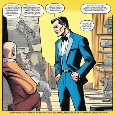 The artist strategically used shading to instill a sense of tension in the comic book panels.