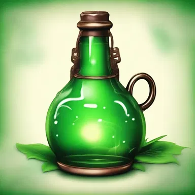 The enchanted potion was said to instill magical powers upon anyone who drank it.