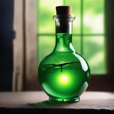 The enchanted potion was said to instill magical powers upon anyone who drank it.