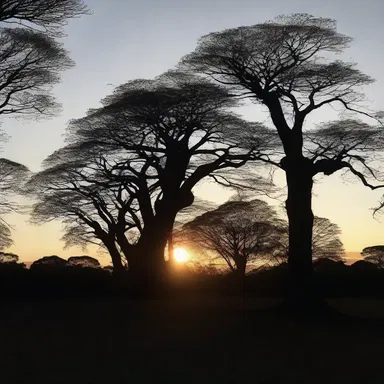 As the sun set, the eerie shadows cast by the towering kawaka trees sent shivers down my spine.