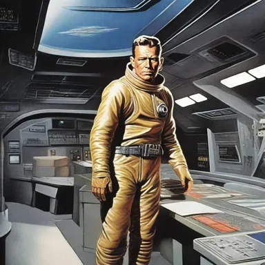 The spaceship captain's forethought in preventing disaster made him a hero in the science fiction novel.