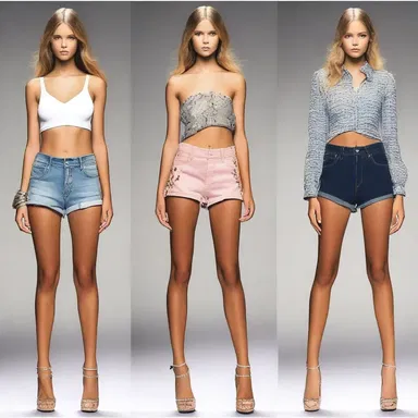 She displayed great forethought by selecting her outfit a week in advance for the fashion show.