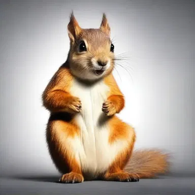 The comedian's funny impersonation of a hyperactive squirrel had the audience laughing hysterically.
