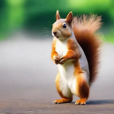 The comedian's funny impersonation of a hyperactive squirrel had the audience laughing hysterically.