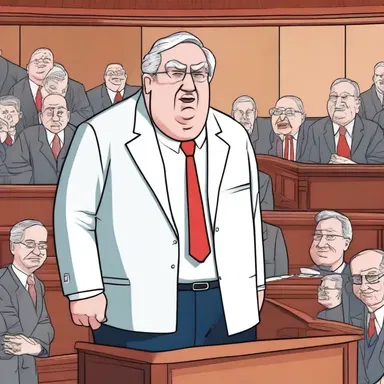 The politician began to sermonize during his speech, speaking in a manner similar to characters in cartoons.