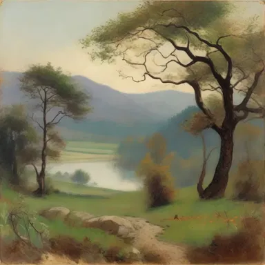 The artist sermonized on the beauty of nature and the importance of capturing it accurately, like a master of art.