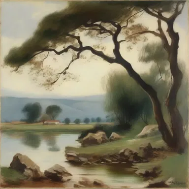 The artist sermonized on the beauty of nature and the importance of capturing it accurately, like a master of art.