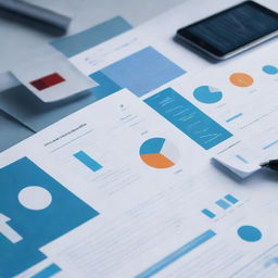 A comprehensive business plan for a pharmaceutical company, featuring relevant industry-specific icons, graphs, and charts with a professional appeal.