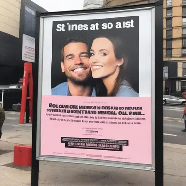 As a surprise for his girlfriend, John hired a bill poster to display a romantic message on a billboard along her daily commute.