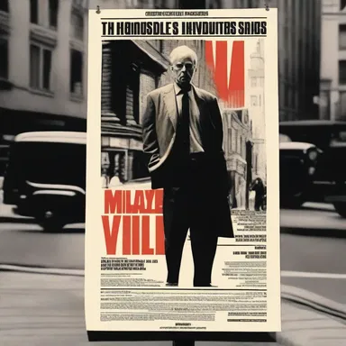 In the world of fiction, the bill poster played a minor yet significant role in the protagonist's journey, providing clues through the posters on the city streets.