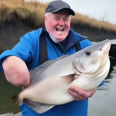As the fishermen reeled in their catch, they were horrified to discover a monstrous plaice with razor-sharp teeth.