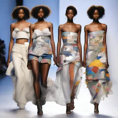 The fashion designer showcased a collection made entirely from recycled materials as a statement on sustainable disposition in the industry.