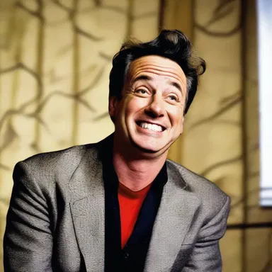 The comedian's playful disposition always made everyone laugh.