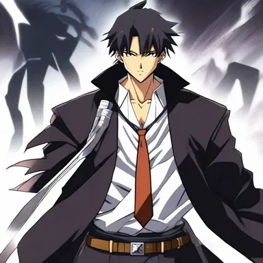The main character's disposition for justice drives him to fight against evil and protect the innocent in the anime series.