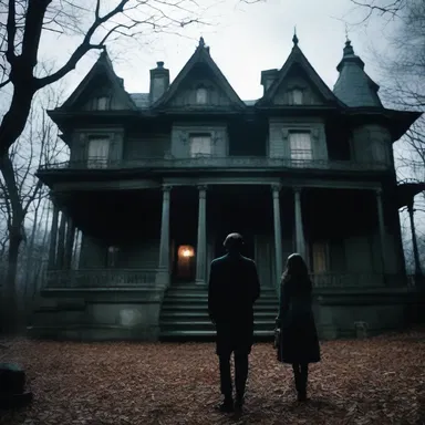 The movie depicted a tenebrific love story set in a haunted mansion, adding a dark and gloomy twist to the romantic genre.