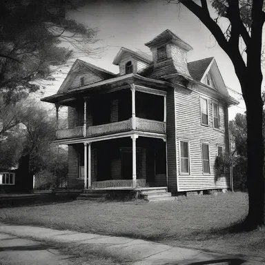 The haunted house on Elm Street was enduringly shrouded in dark legends and whispers of supernatural encounters.