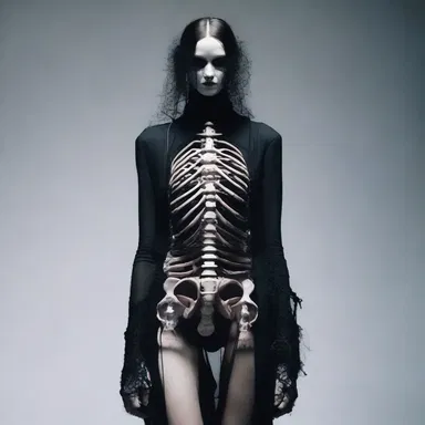 The fashion designer created a provocative collection inspired by death.