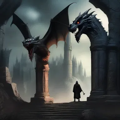In the land of dragons and wizards, death is not the end, but a gateway to another realm.