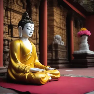 According to Buddhist teachings, death is seen as a transition into the next life.