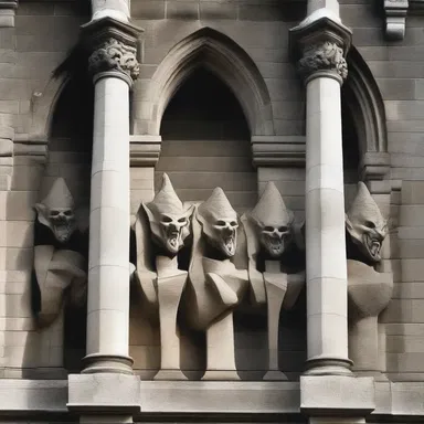 The gothic style of architecture often incorporates symbols of death, such as gargoyles and tombs.