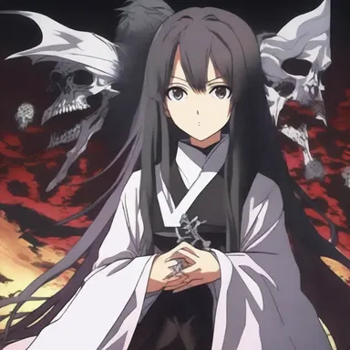 The anime series explores the concept of death as a transformation into a different realm.