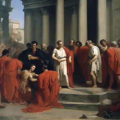 The death of Julius Caesar was a pivotal moment in Roman history.