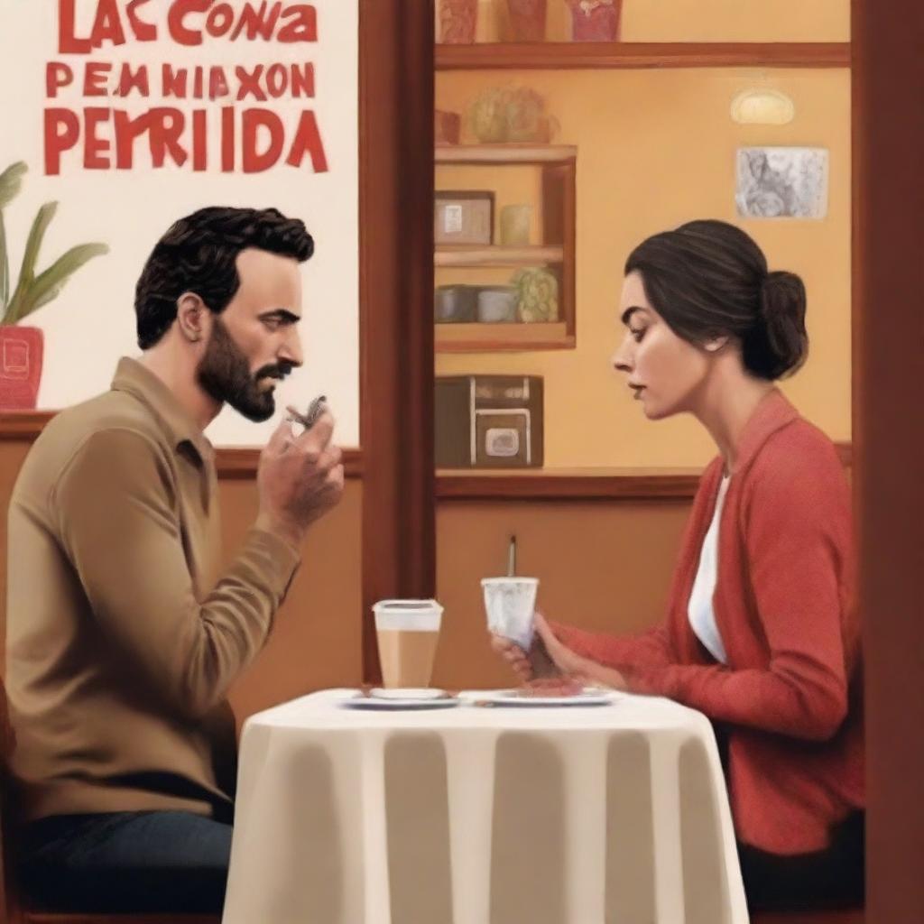 A high-quality digital art movie poster for a film titled 'La Conexión Perdida'