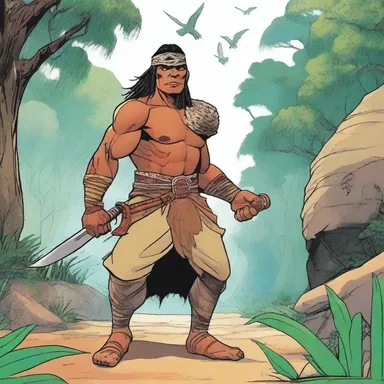 The protagonist in the graphic novel series 'Prehistoric Chronicles' is an ostracoderm warrior on a quest to save his homeland.
