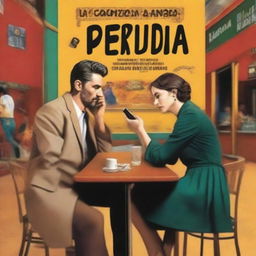 A high-quality digital art movie poster for 'La Conexión Perdida'