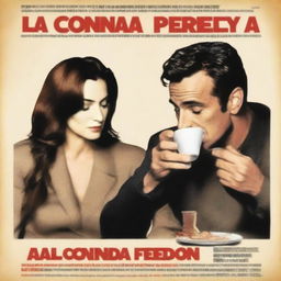 A high-quality digital art movie poster for 'La Conexión Perdida'