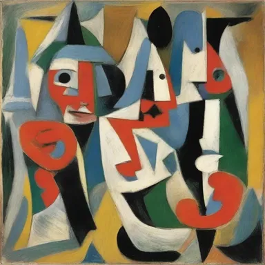 The abstract and chaotic brushstrokes in Picasso's painting seemed to madden some viewers, while others found it fascinating.