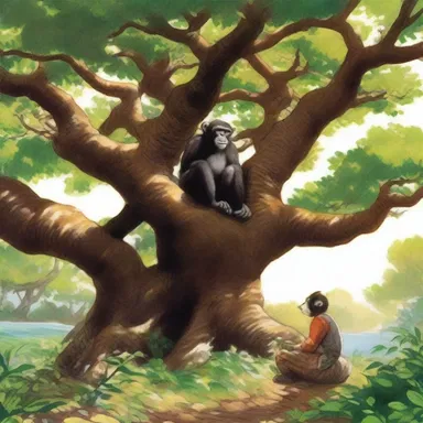 In the classic novel, the protagonist seeks shelter under the shade of a magnificent monkey-bread tree, finding solace and reflection amidst its ancient branches.