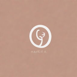 Design a logo for the brand 'Have it all' that represents empowerment and inspiration for women, reflecting a soft, communal, yet strong identity.