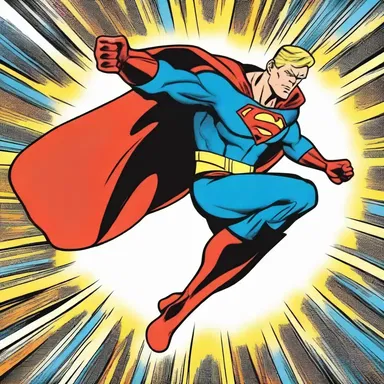 The superhero's powers were provably demonstrated in the comic book series.
